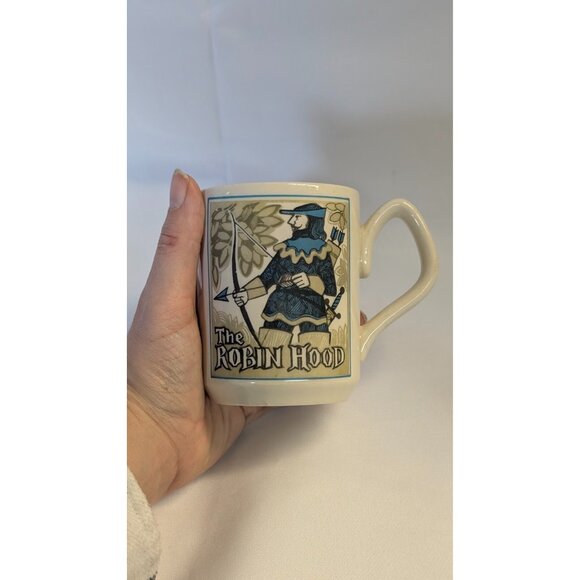 3 for $30 Rare Vintage Robin Hood Coffee Mug Cup Sherwood Forest ye old inn - Picture 5 of 8